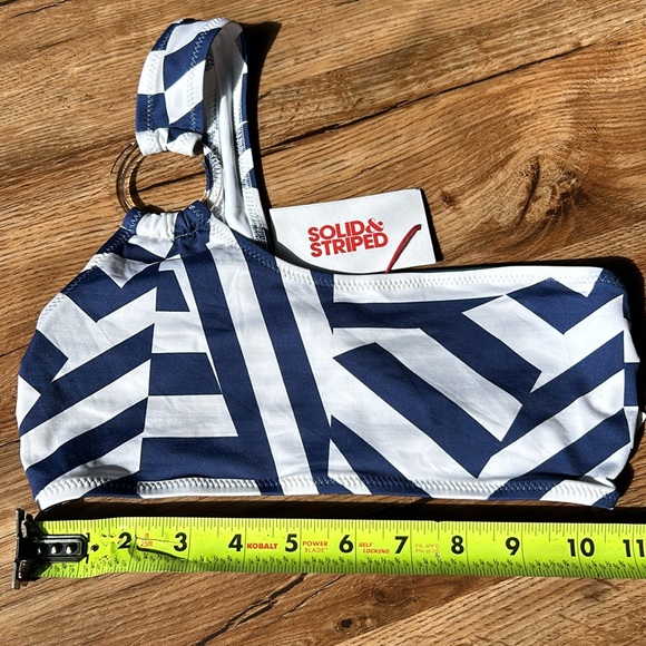 Solid & Striped The Desi Top Broken Stripes XS - Picture 8 of 8